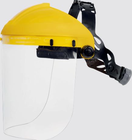 Visor holder Balbi 2 with visor, yellow, Delta Plus Visor holder Balbi 2 with visor, yellow, Delta Plus