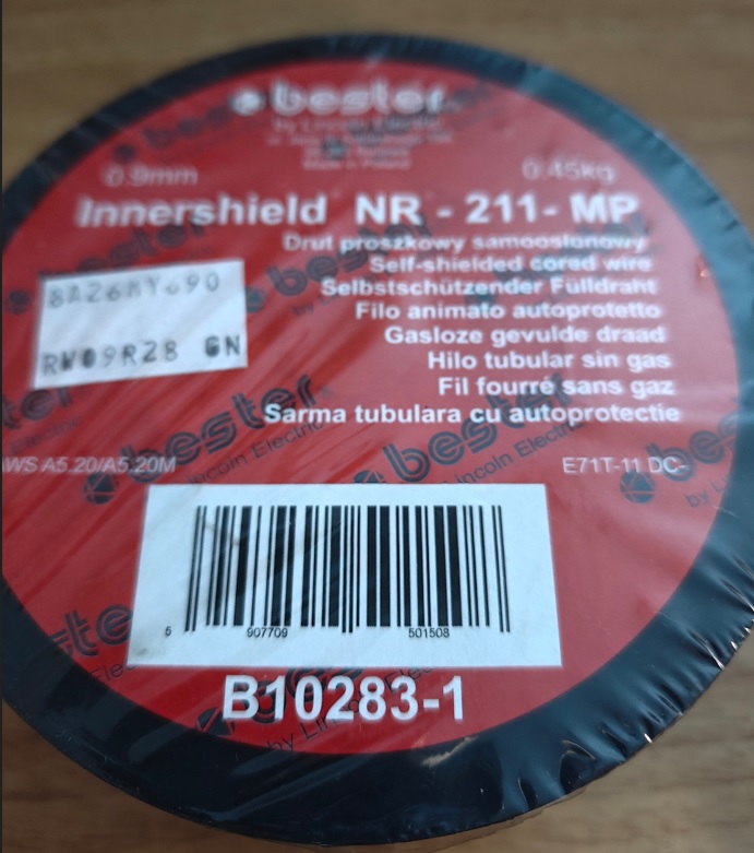 Suvirinimo viela savisaugė Innershield NR211MP 0,9mm 0,45kg, Lincoln Electric Suvirinimo viela savisaugė Innershield NR211MP 0,9mm 0,45kg, Lincoln Electric