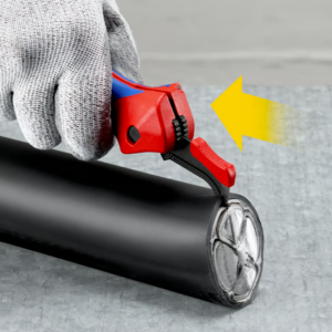 Kabelio nuėmimo peilis su reketo funkcija, Knipex