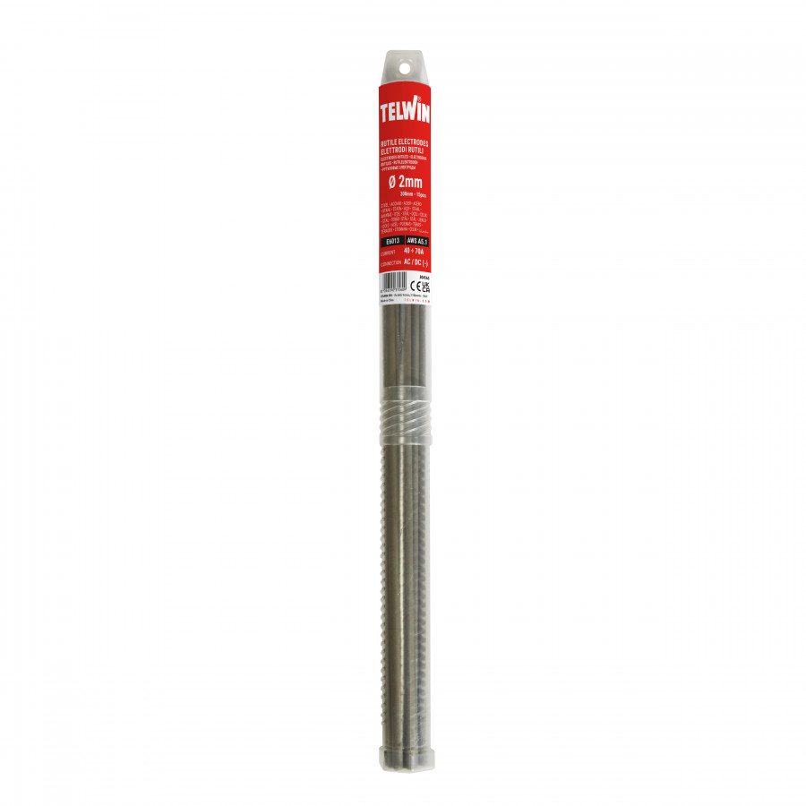 Suvirinimo elektrodas Rutile 2,0x300mm 15pcs, Telwin Suvirinimo elektrodas Rutile 2,0x300mm 15pcs, Telwin