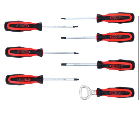 Atsuktuvų komplektas ( TX 10,15,20,25,30,40), KS Tools Atsuktuvų komplektas ( TX 10,15,20,25,30,40), KS Tools