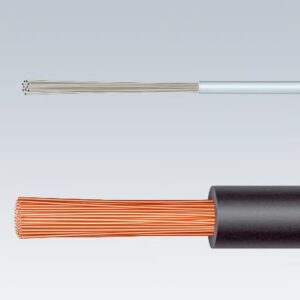Replės laidų nuizoliavimui 0,2–6 mm2 kabeliams, Knipex