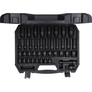 Smūginių galvučių rinkinys 1/2" ilgos ir trumpos 9-30mm 40pcs, KS Tools