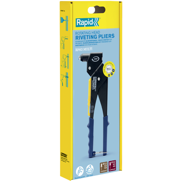 Kniediklis RP60 MULTI 360° pasukama galvute, Rapid Kniediklis RP60 MULTI 360° pasukama galvute, Rapid - Image 2