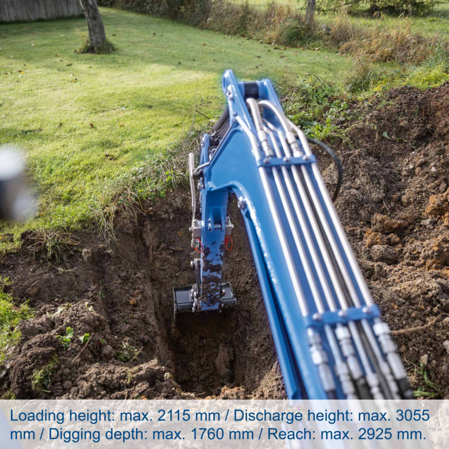 Mini-excavator EXC1400, Scheppach Mini-excavator EXC1400, Scheppach - Image 4