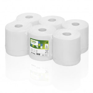 Popieriniai ranksluoščiai SuperSoft/traukiama iš centro CF1,, Satino by WEPA