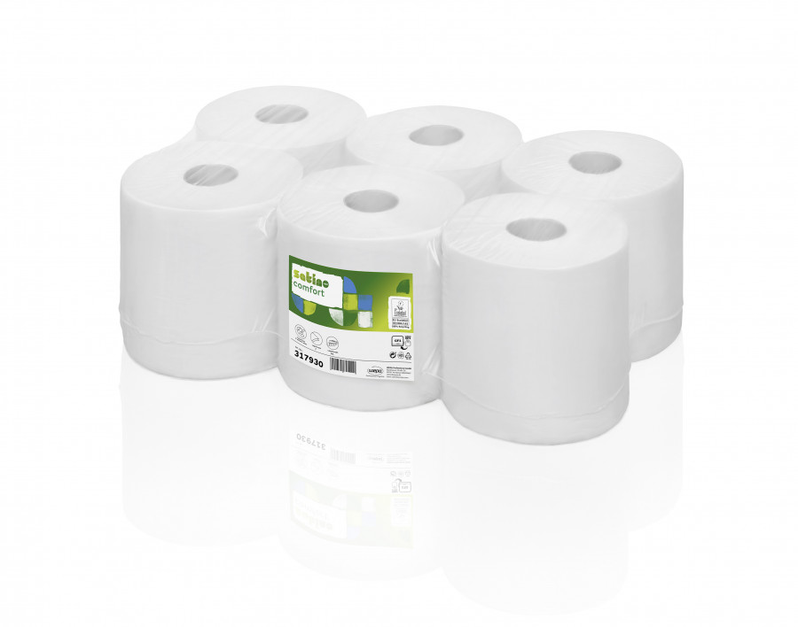 Popieriniai ranksluoščiai SuperSoft/traukiama iš centro CF1,, Satino by WEPA Popieriniai ranksluoščiai SuperSoft/traukiama iš centro CF1,, Satino by WEPA