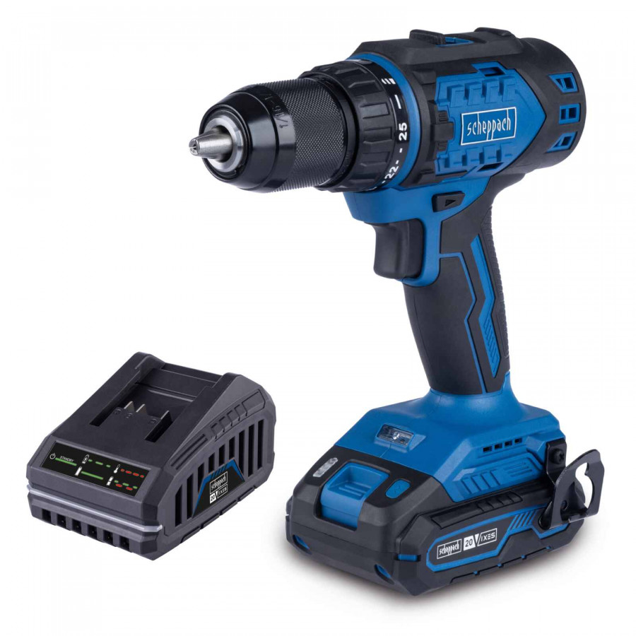 Akumuliatorinis suktuvas/gręžtuvas BC-DD60-X 20V, set S (2Ah + charger), Scheppach Akumuliatorinis suktuvas/gręžtuvas BC-DD60-X 20V, set S (2Ah + charger), Scheppach
