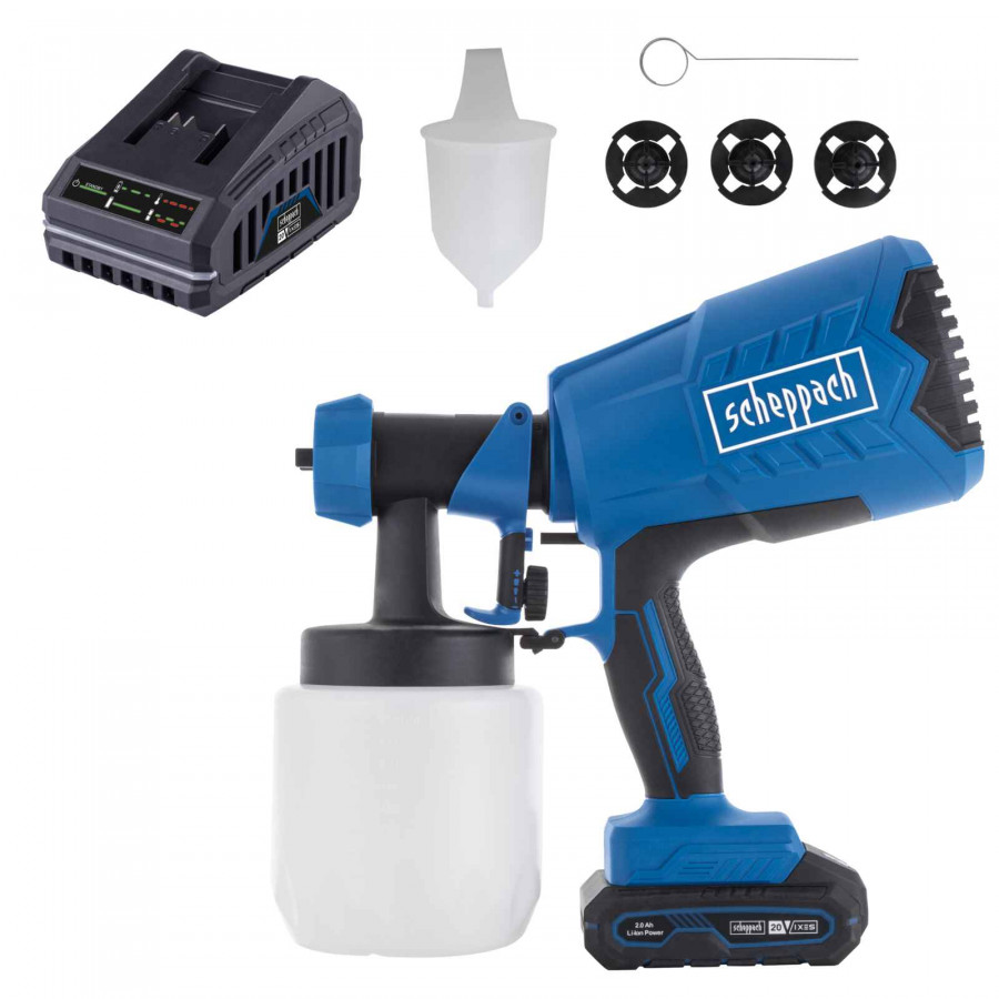 Akumuliatorinė dažymo purškimo sistema C-APS700-X – SET S, Scheppach Akumuliatorinė dažymo purškimo sistema C-APS700-X – SET S, Scheppach - Image 2