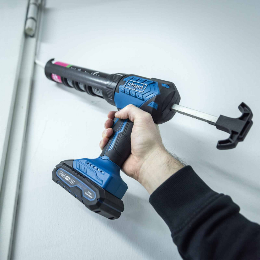 Akumuliatorinis silikono pistoletas C-SEG310-X – SET S, Scheppach Akumuliatorinis silikono pistoletas C-SEG310-X – SET S, Scheppach - Image 2