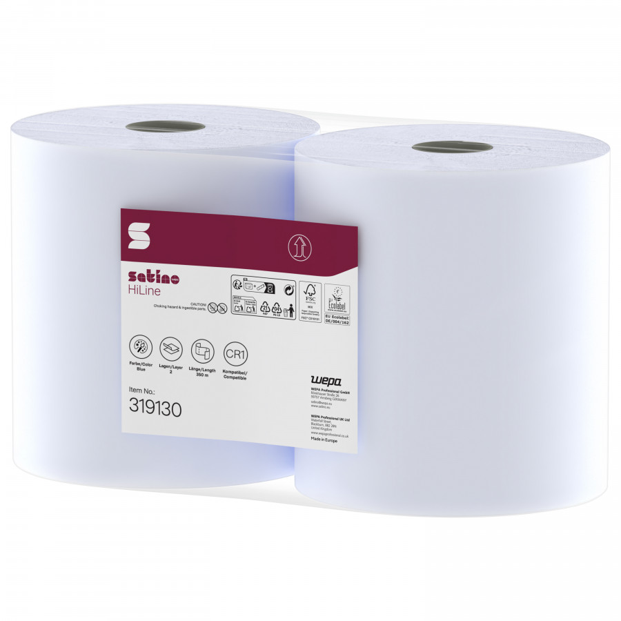 Popierinių šluosčių ritinys Satino HiLine 350 m CR1, Satino by WEPA Popierinių šluosčių ritinys Satino HiLine 350 m CR1, Satino by WEPA