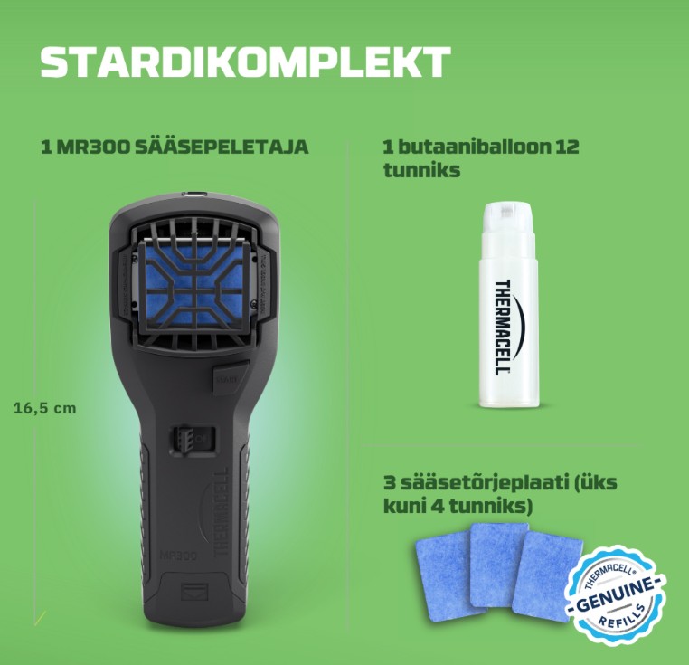 Uodų repelentas MR300L-XIX, Thermacell Uodų repelentas MR300L-XIX, Thermacell