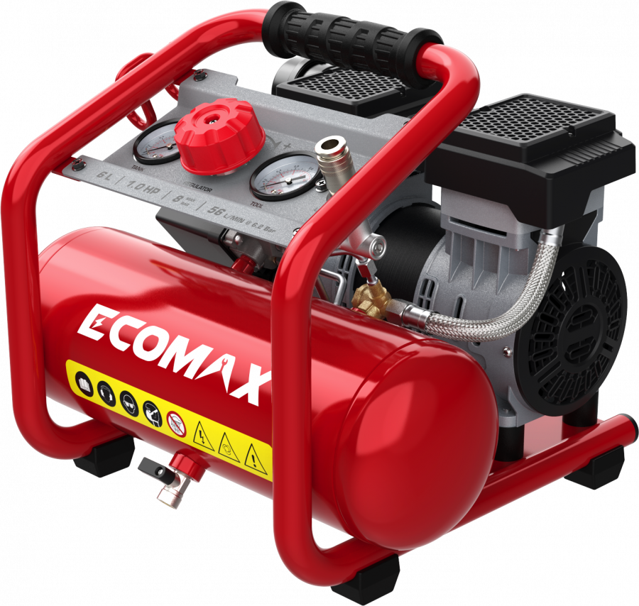 air compressor EMX 800W Oilfree 6L, Silent, Ecomax air compressor EMX 800W Oilfree 6L, Silent, Ecomax - Image 5