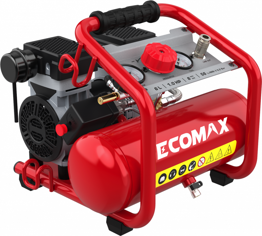 air compressor EMX 800W Oilfree 6L, Silent, Ecomax air compressor EMX 800W Oilfree 6L, Silent, Ecomax