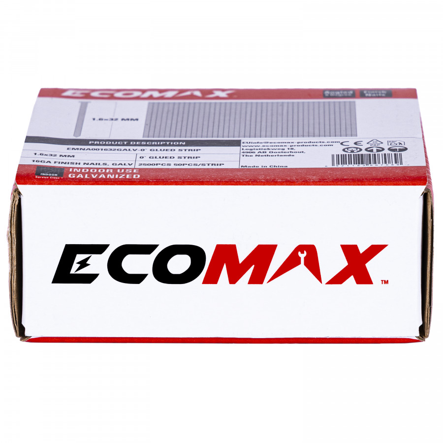 Finish nails 0´, 16GA, electrogalvanized, glued strip, 5000 pcs/pack 32×1,6 mm, Ecomax Finish nails 0´, 16GA, electrogalvanized, glued strip, 5000 pcs/pack 32x1,6 mm, Ecomax - Image 5