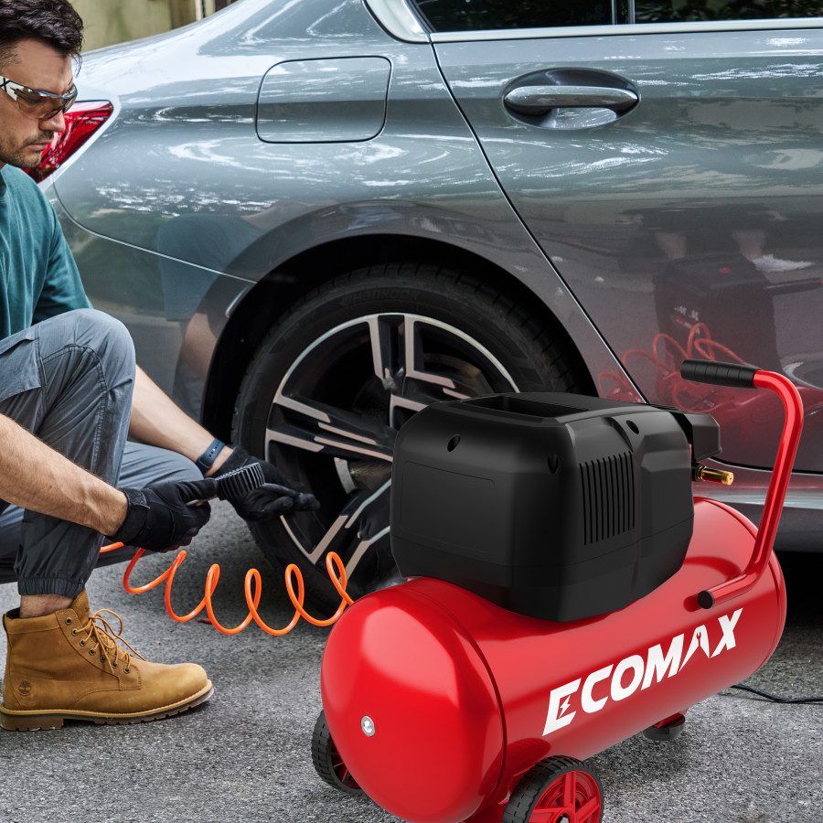 air compressor oilfree EMX 1300W 24L Hotdog tank, Ecomax air compressor oilfree EMX 1300W 24L Hotdog tank, Ecomax - Image 8