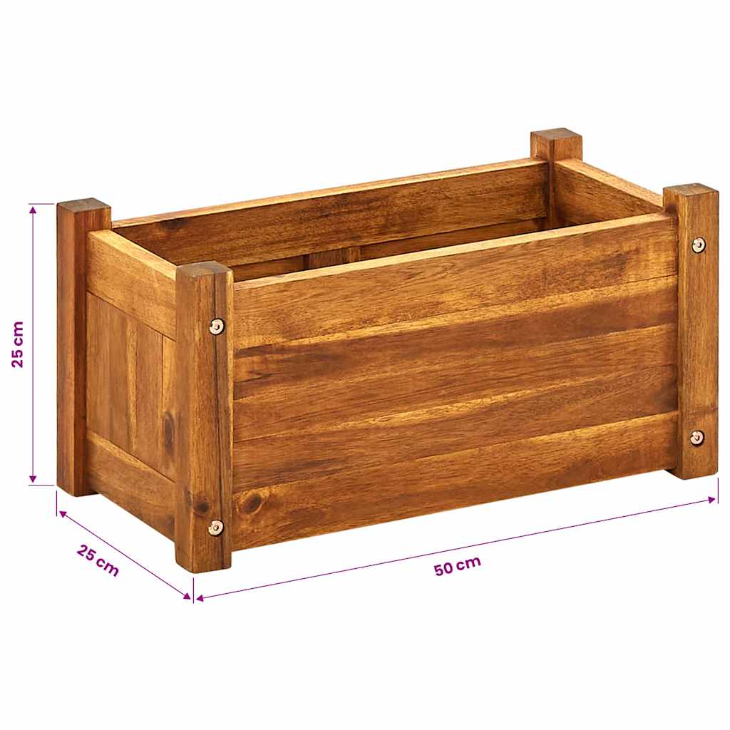 Lovelis augalams, akacija, 50x25x25cm, aukštas Lovelis augalams, akacija, 50x25x25cm, aukštas