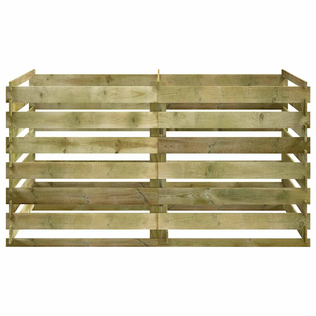 Komposto dėžė iš lentų, impregnuota pušies mediena, 180x90x90cm Komposto dėžė iš lentų, impregnuota pušies mediena, 180x90x90cm - Image 3