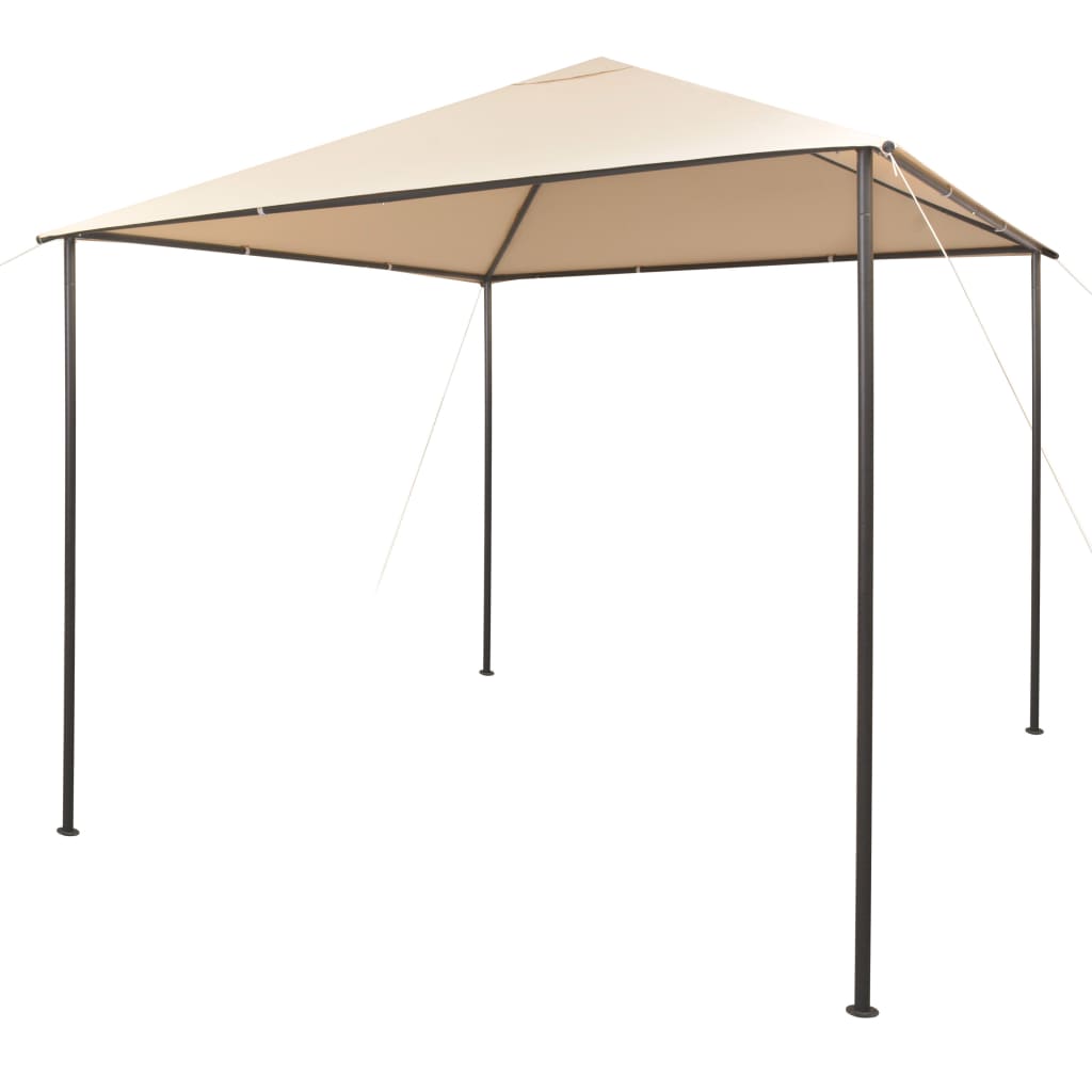 Pavėsinė, 3x3m, plienas, smėlio spalva Pavėsinė, 3x3m, plienas, smėlio spalva - Image 2