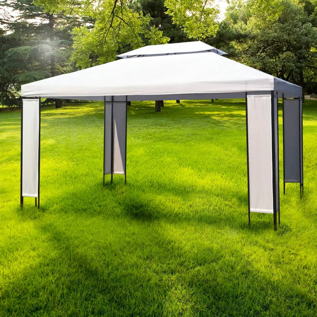 Pavėsinė, balta, 3x4m Pavėsinė, balta, 3x4m - Image 2