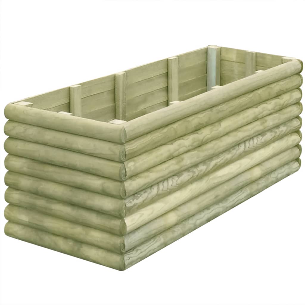 Vazonas, 150x56x48cm, pušies mediena, 19mm, aukštas Vazonas, 150x56x48cm, pušies mediena, 19mm, aukštas - Image 2