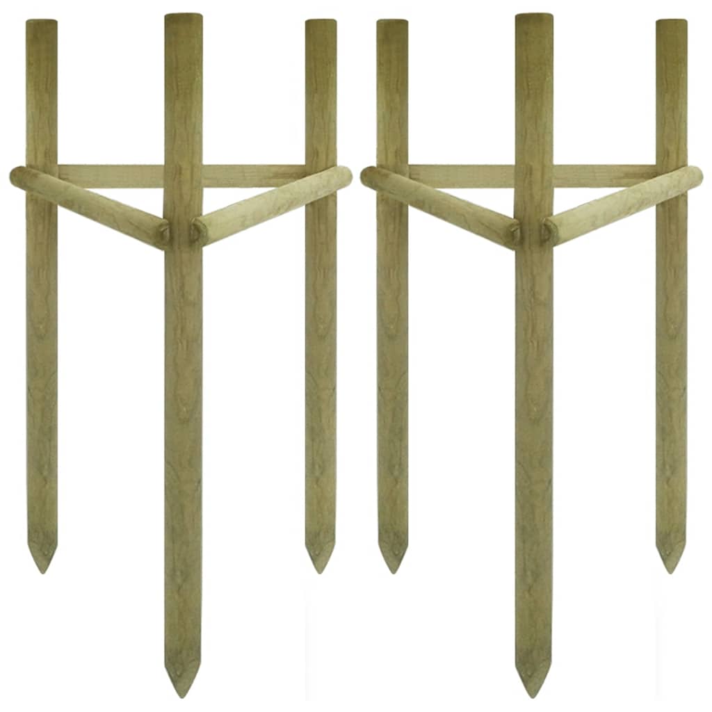 Kuolai medeliams, 2vnt., impregn. pušies mediena, 50x45x150cm Kuolai medeliams, 2vnt., impregn. pušies mediena, 50x45x150cm