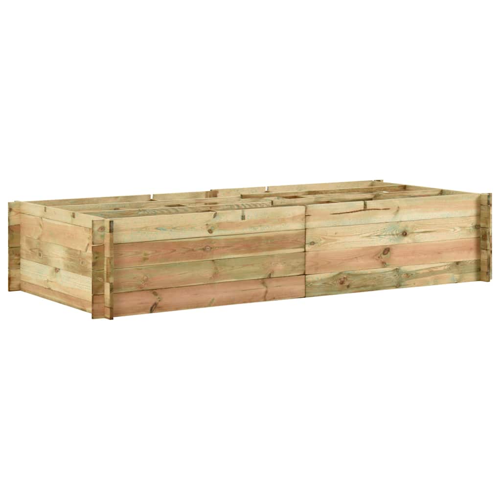 Lovelis daržovėms, 197x100x40cm, impregnuota pušies mediena Lovelis daržovėms, 197x100x40cm, impregnuota pušies mediena - Image 2