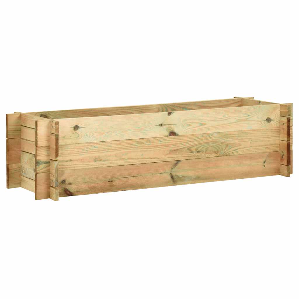 Aukštas lovelis daržovėms, 120cm, impregnuota pušies mediena Aukštas lovelis daržovėms, 120cm, impregnuota pušies mediena - Image 2