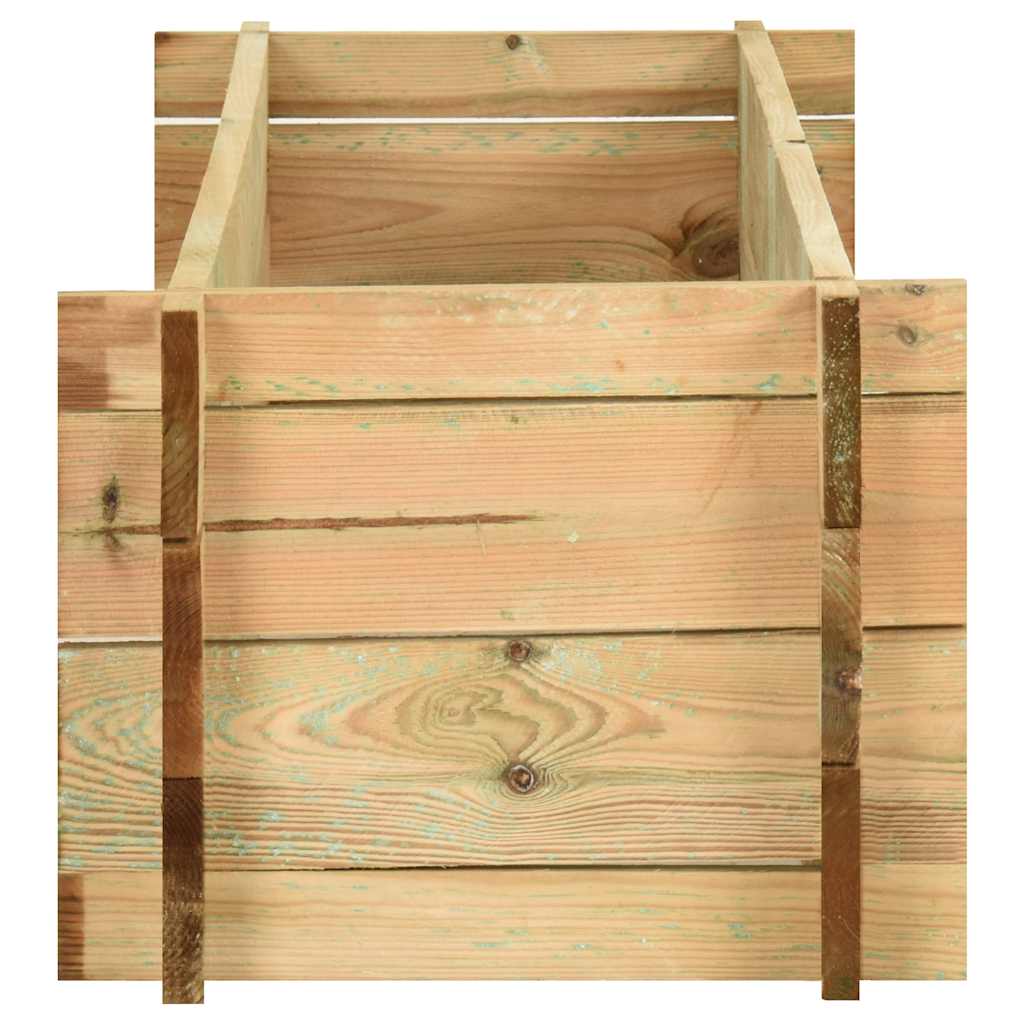 Aukštas lovelis daržovėms, 120cm, impregnuota pušies mediena Aukštas lovelis daržovėms, 120cm, impregnuota pušies mediena - Image 3
