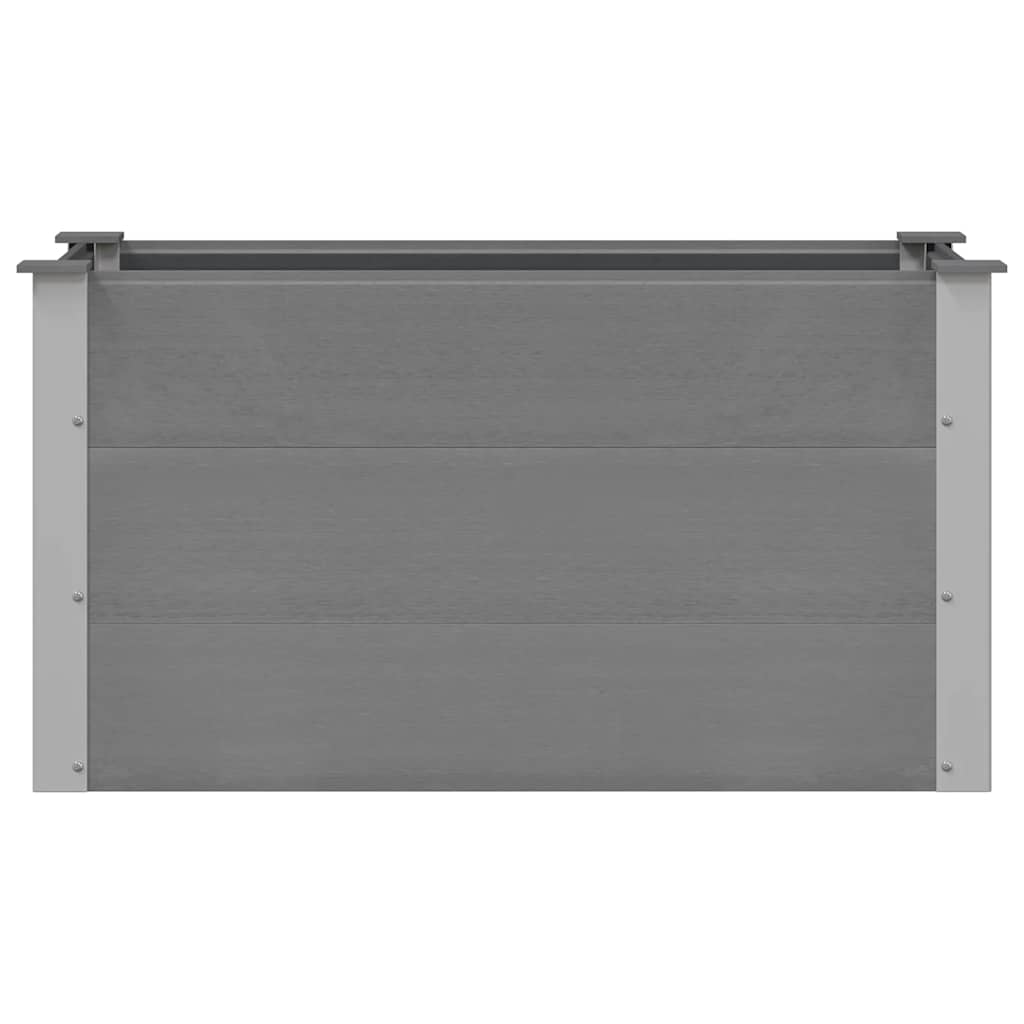 Sodo vazonas, pilkas, WPC, 100x50x54cm, aukštas Sodo vazonas, pilkas, WPC, 100x50x54cm, aukštas - Image 4