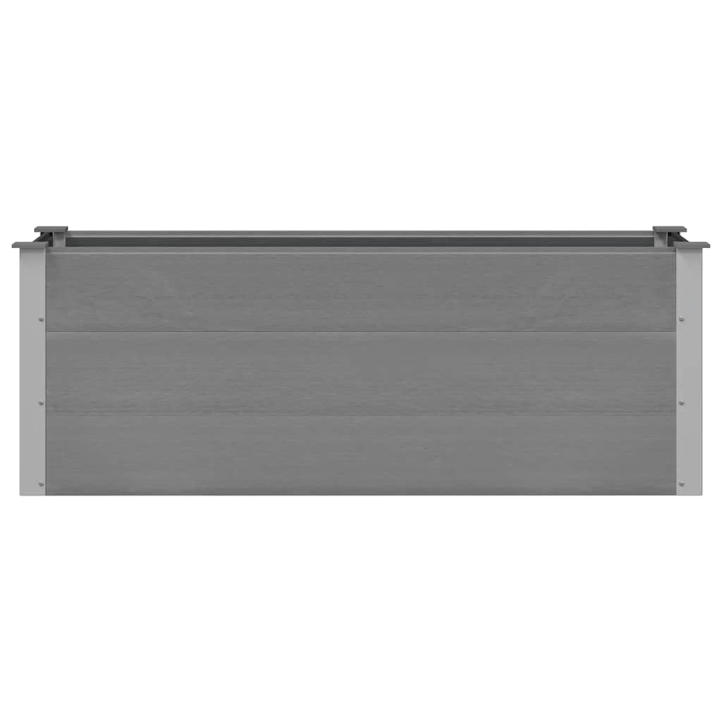 Sodo vazonas, pilkas, WPC, 150x50x54cm, aukštas Sodo vazonas, pilkas, WPC, 150x50x54cm, aukštas - Image 4
