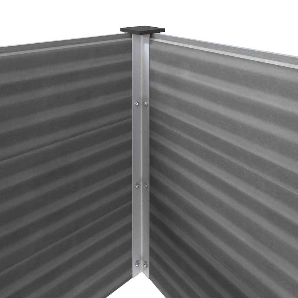 Sodo vazonas, pilkas, WPC, 150x50x54cm, aukštas Sodo vazonas, pilkas, WPC, 150x50x54cm, aukštas - Image 7