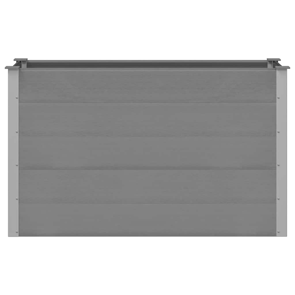 Sodo vazonas, pilkas, WPC, 150x50x91cm, aukštas Sodo vazonas, pilkas, WPC, 150x50x91cm, aukštas - Image 3
