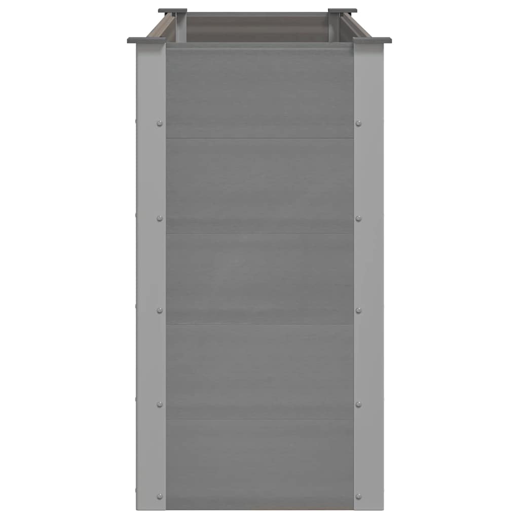 Sodo vazonas, pilkas, WPC, 150x50x91cm, aukštas Sodo vazonas, pilkas, WPC, 150x50x91cm, aukštas - Image 4