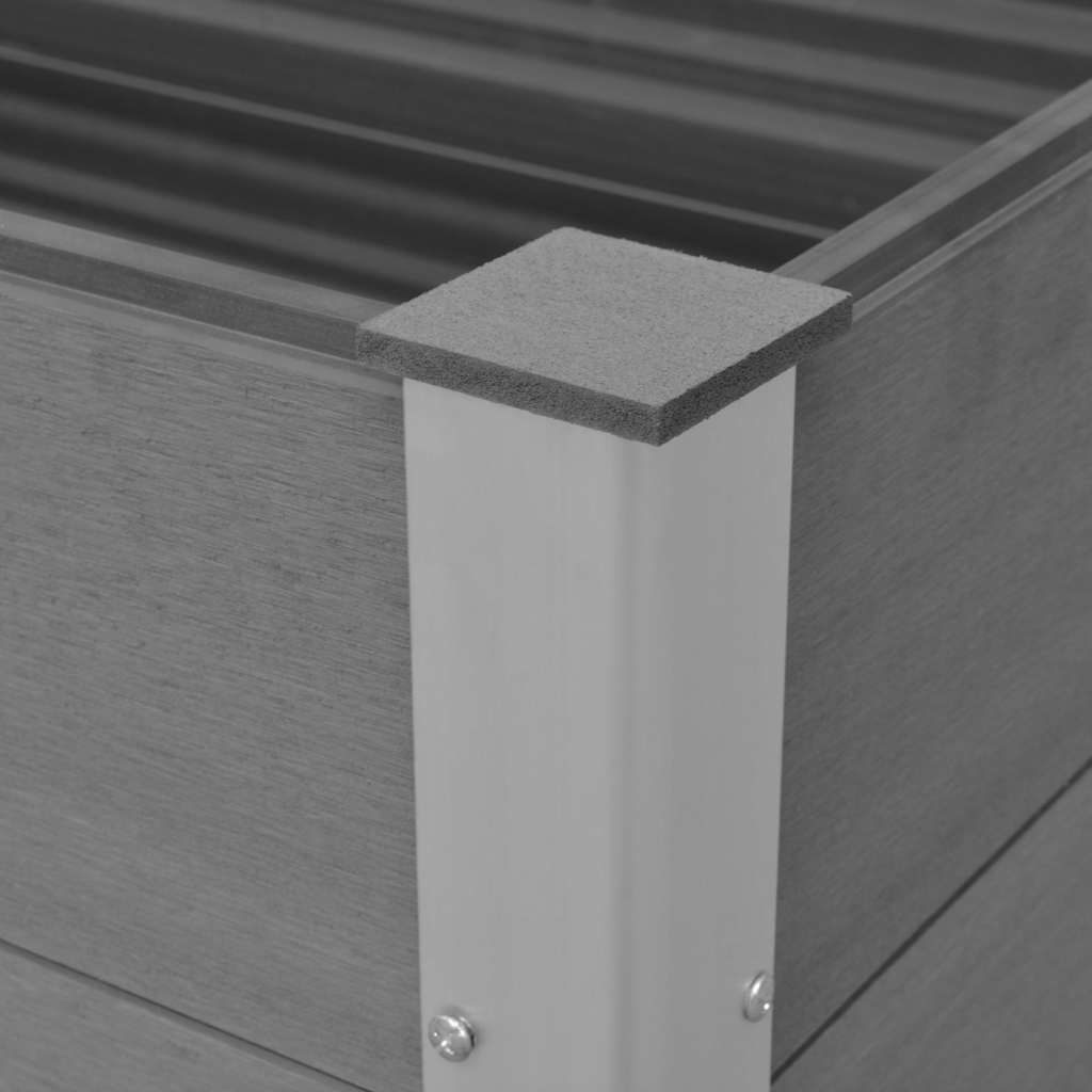 Sodo vazonas, pilkas, WPC, 150x50x91cm, aukštas Sodo vazonas, pilkas, WPC, 150x50x91cm, aukštas - Image 5