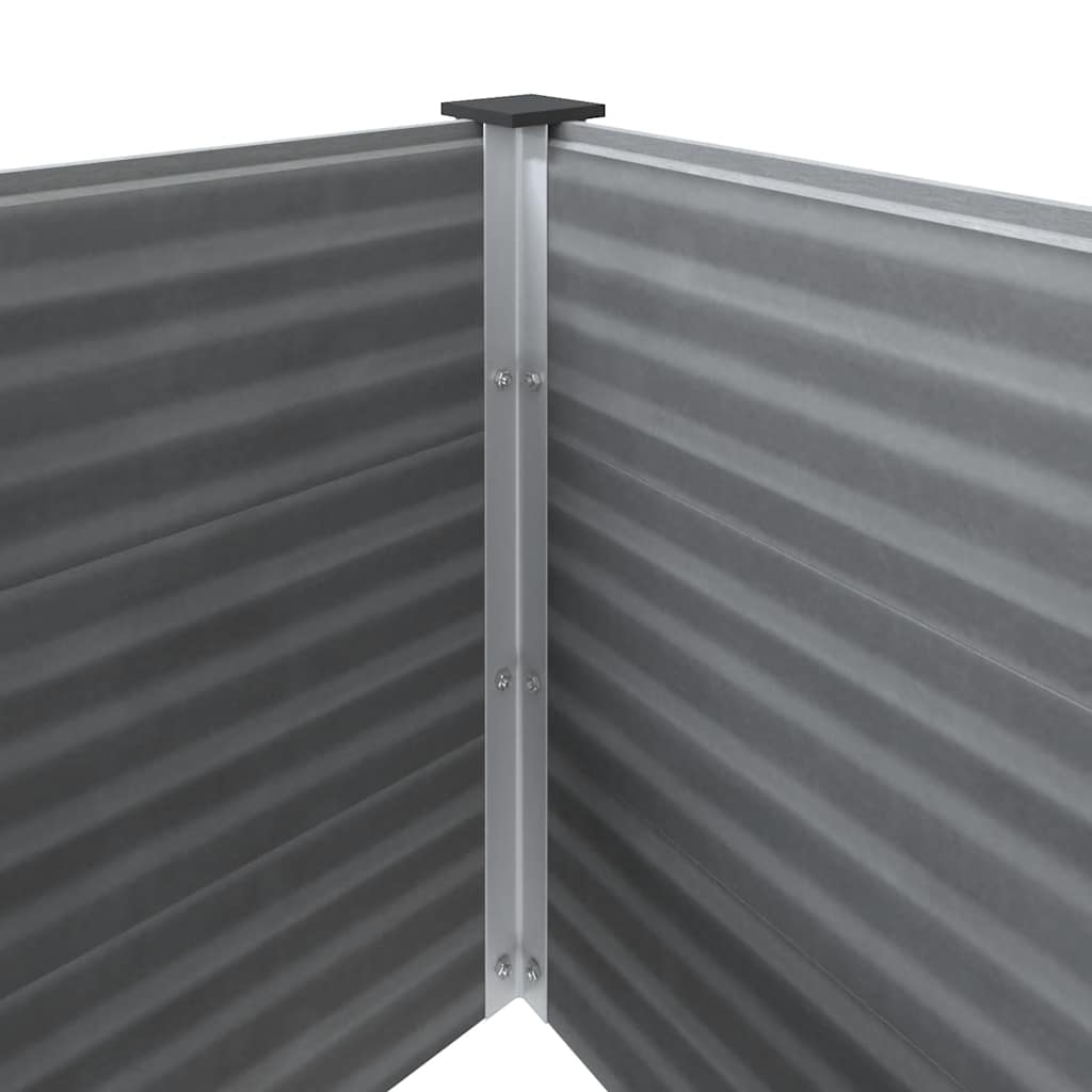 Sodo vazonas, pilkas, WPC, 150x50x91cm, aukštas Sodo vazonas, pilkas, WPC, 150x50x91cm, aukštas - Image 6