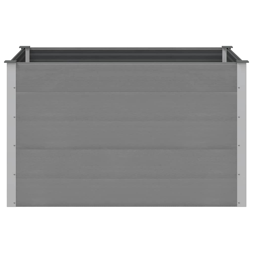 Sodo vazonas, pilkas, WPC, 150x100x91cm, aukštas Sodo vazonas, pilkas, WPC, 150x100x91cm, aukštas - Image 4
