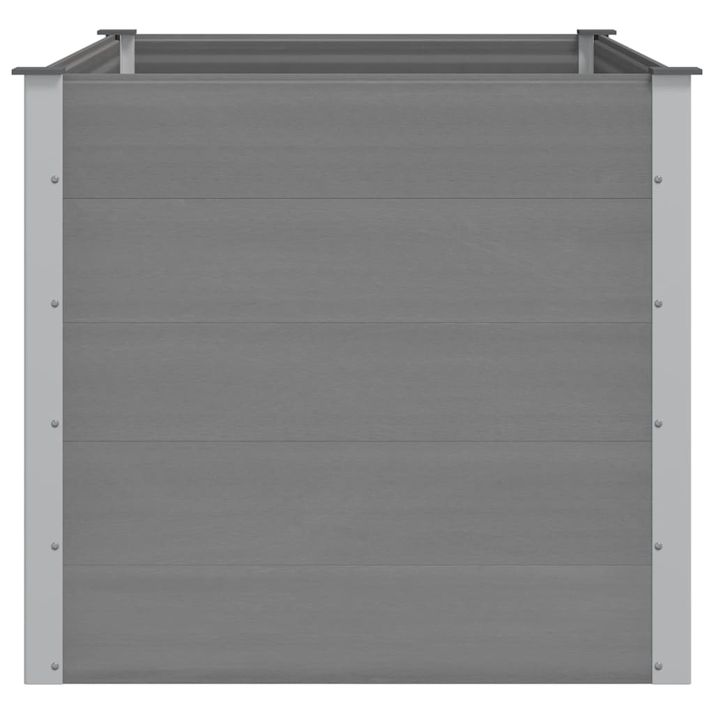 Sodo vazonas, pilkas, WPC, 150x100x91cm, aukštas Sodo vazonas, pilkas, WPC, 150x100x91cm, aukštas - Image 5