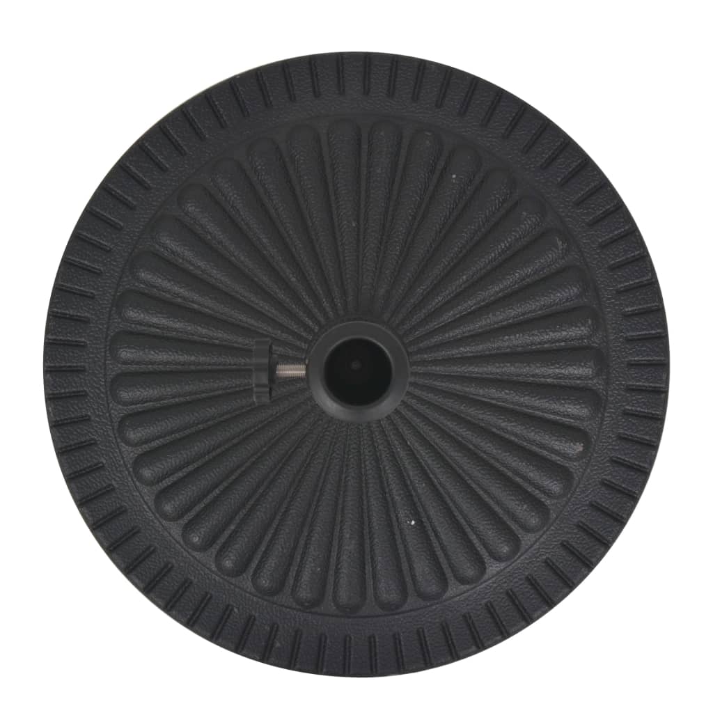 Skėčio stovas iš dervos, apvalus, juodas, 14 kg Skėčio stovas iš dervos, apvalus, juodas, 14 kg - Image 4