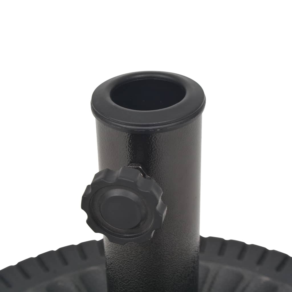 Skėčio stovas iš dervos, apvalus, juodas, 14 kg Skėčio stovas iš dervos, apvalus, juodas, 14 kg - Image 6