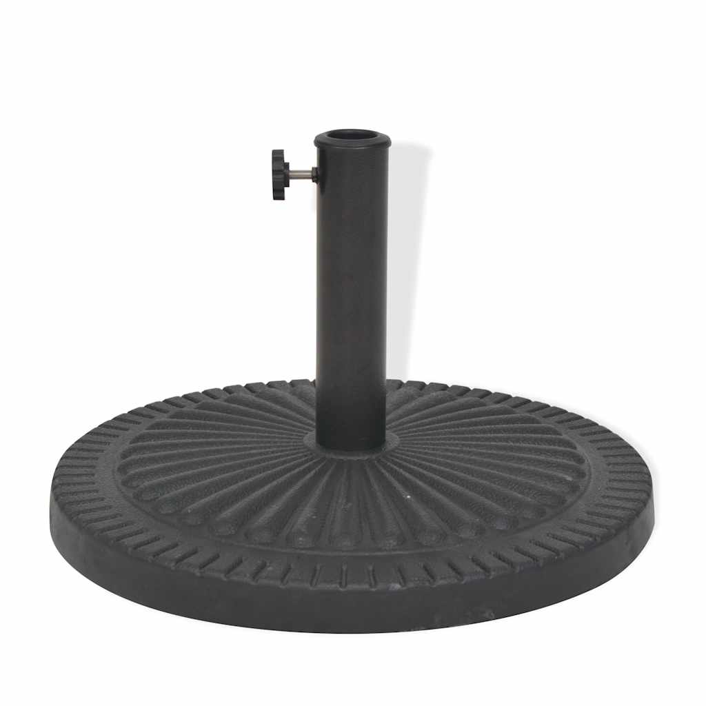 Skėčio stovas iš dervos, apvalus, juodas, 29 kg Skėčio stovas iš dervos, apvalus, juodas, 29 kg - Image 3