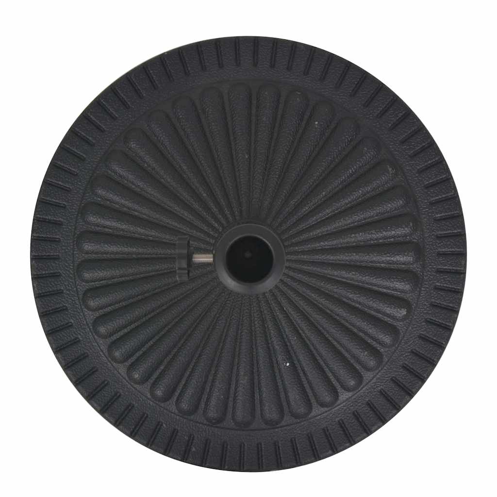 Skėčio stovas iš dervos, apvalus, juodas, 29 kg Skėčio stovas iš dervos, apvalus, juodas, 29 kg - Image 4