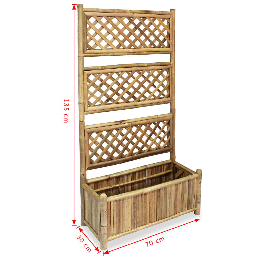 Lovelis su bambukiniu treliažu, 70cm, aukštas Lovelis su bambukiniu treliažu, 70cm, aukštas