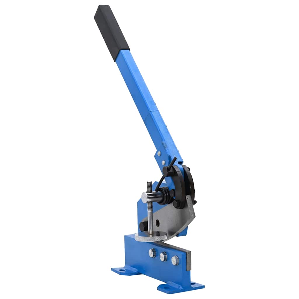 Metalo žirklės su svirtimi, mėlynos spalvos, 125mm Metalo žirklės su svirtimi, mėlynos spalvos, 125mm - Image 2