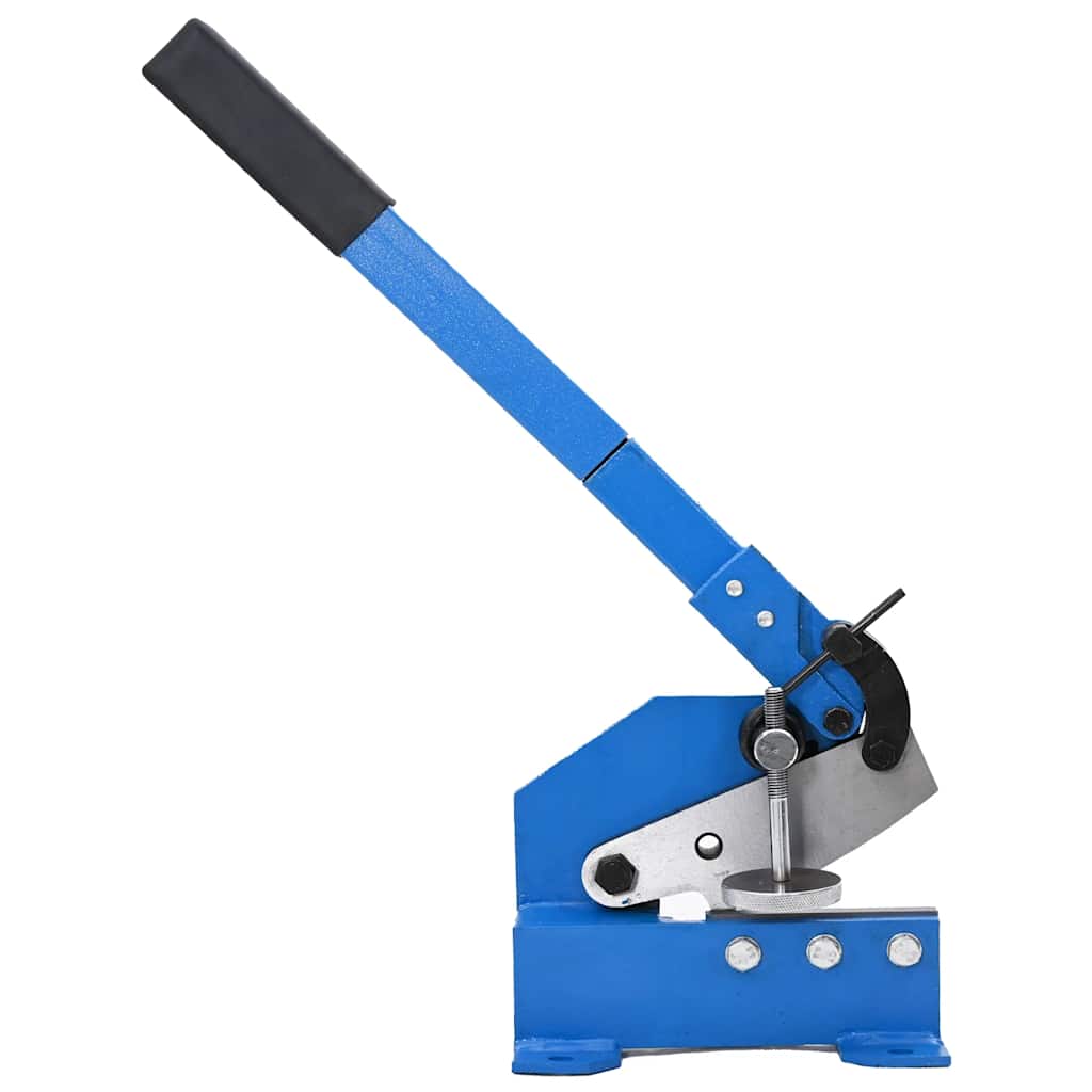 Metalo žirklės su svirtimi, mėlynos spalvos, 125mm Metalo žirklės su svirtimi, mėlynos spalvos, 125mm - Image 3