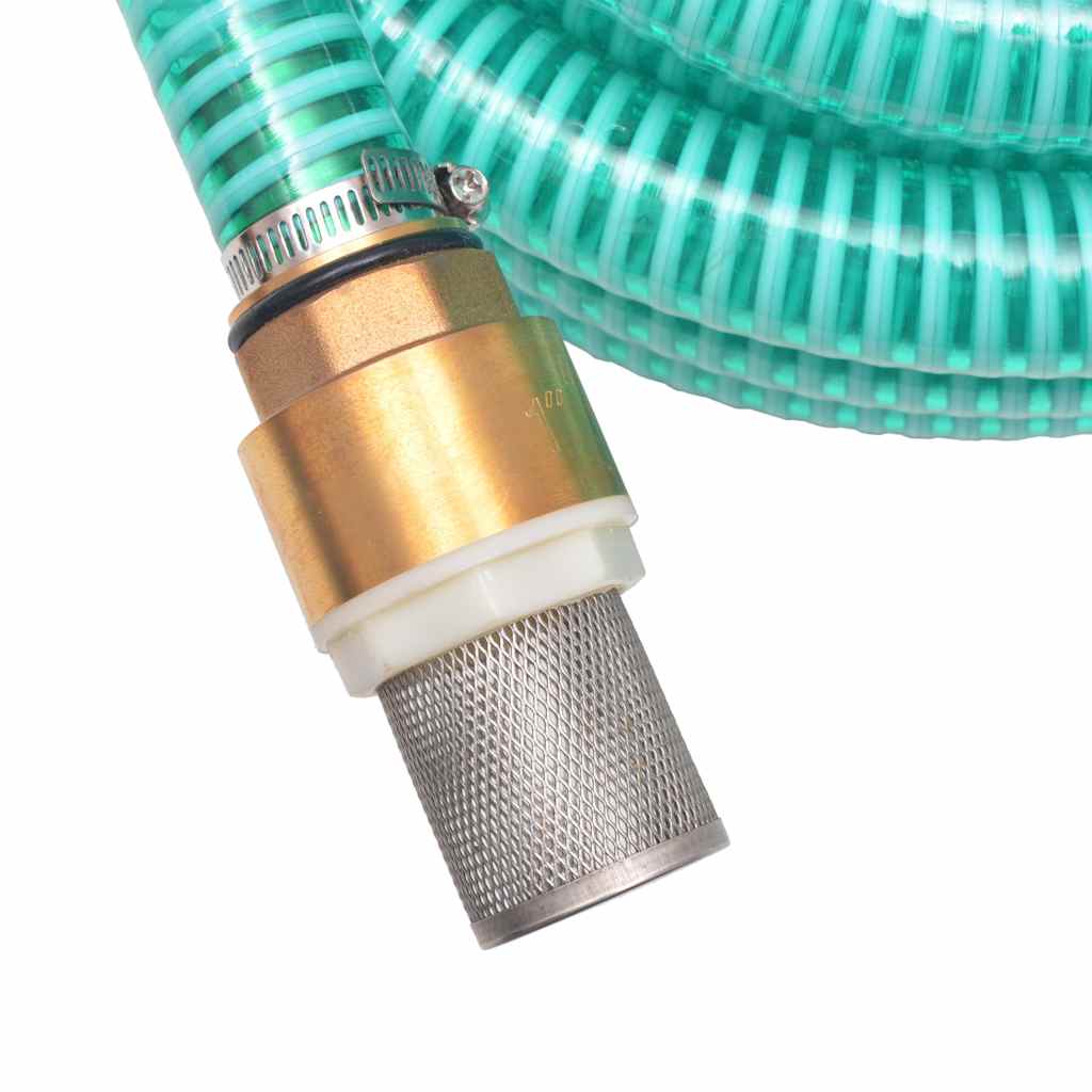 Siurbimo žarna su žalvarinėmis jungtimis, 7 m 25 mm, žalia Siurbimo žarna su žalvarinėmis jungtimis, 7 m 25 mm, žalia - Image 4