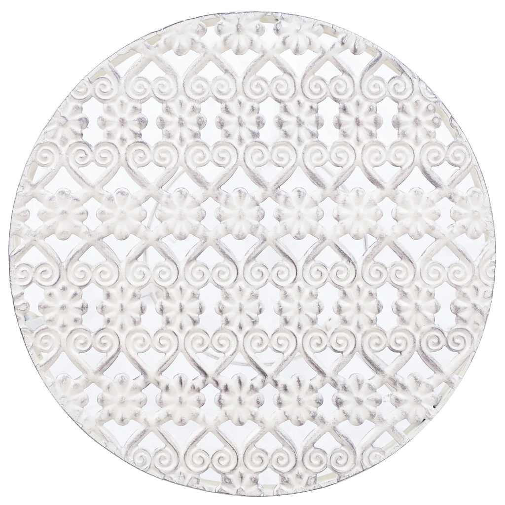 Stovai augalams, 3vnt., balti, metalas, vintažinio stiliaus Stovai augalams, 3vnt., balti, metalas, vintažinio stiliaus - Image 6