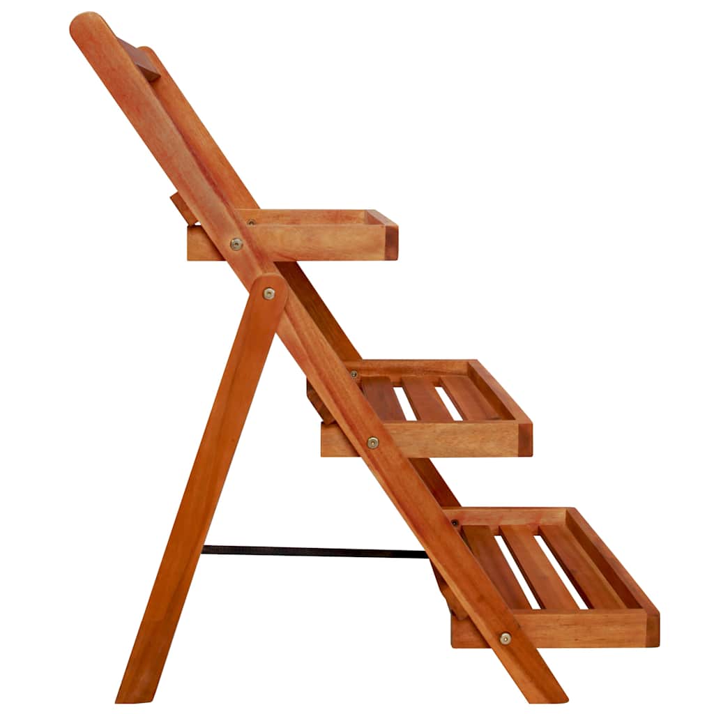 Stovas augalams, 3 pakopų, 50x63x80cm, akacijos masyvas Stovas augalams, 3 pakopų, 50x63x80cm, akacijos masyvas - Image 3