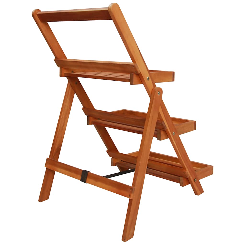 Stovas augalams, 3 pakopų, 50x63x80cm, akacijos masyvas Stovas augalams, 3 pakopų, 50x63x80cm, akacijos masyvas - Image 4