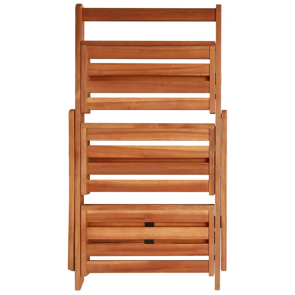 Stovas augalams, 3 pakopų, 50x63x80cm, akacijos masyvas Stovas augalams, 3 pakopų, 50x63x80cm, akacijos masyvas - Image 5